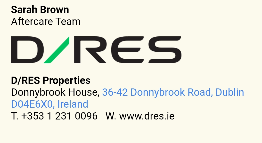 DRES Aftercare Team